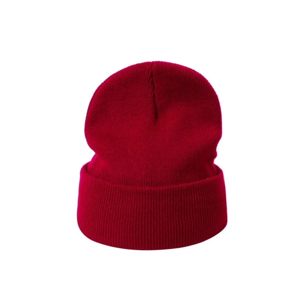 

Simple Candy Colored Knitted Caps Breathable Comfortable Skullcap Keep Warm Knitted Hat for Autumn Winter