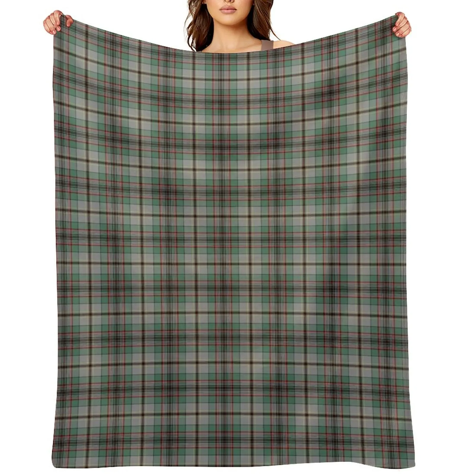 

Clan Craig Tartan Throw Blanket Soft Plush Plaid for winter Vintage wednesday Blankets