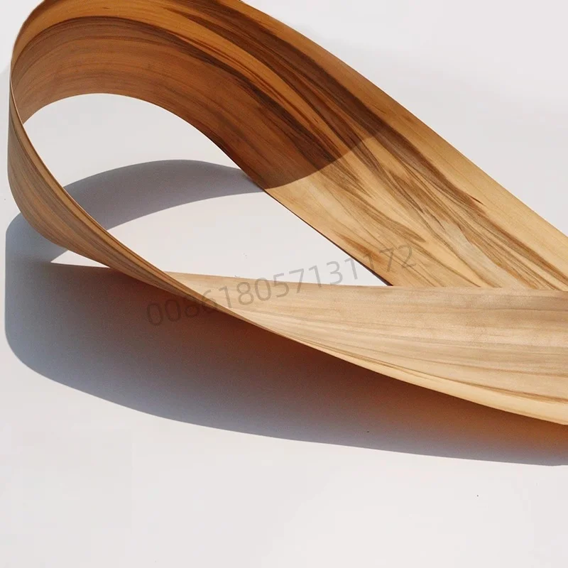 Custom Natural Apple Veneer,2 Pieces, about 0.5mm thick, for Furniture,Guitars,Woodworking,Mint Green