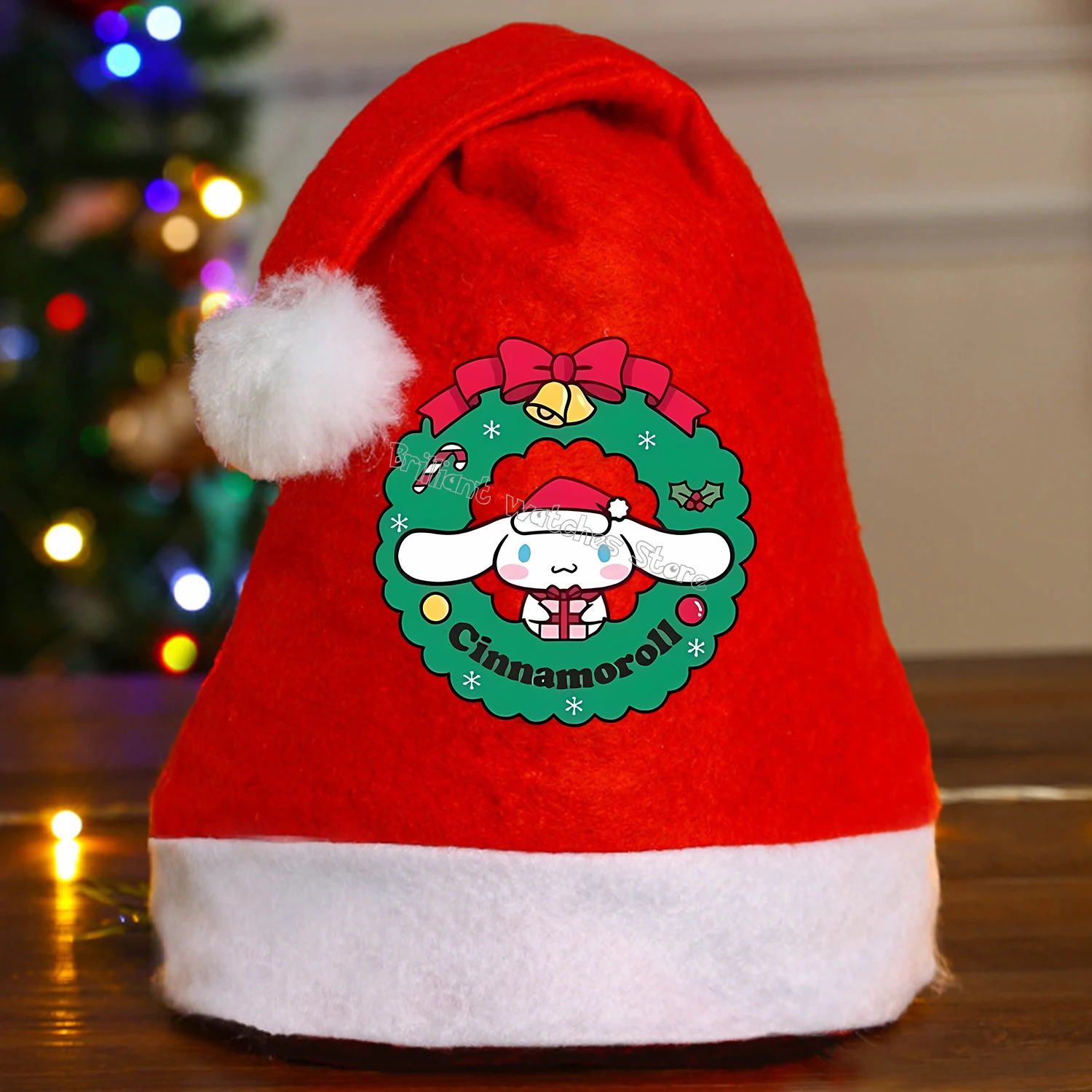 مرحبا كيتي قبعات عيد الميلاد Kawaii عطلة لوازم الحفلات قبعة الكرتون المشتقة الأجهزة الطرفية زينة مهرجان هدية مزخرفة