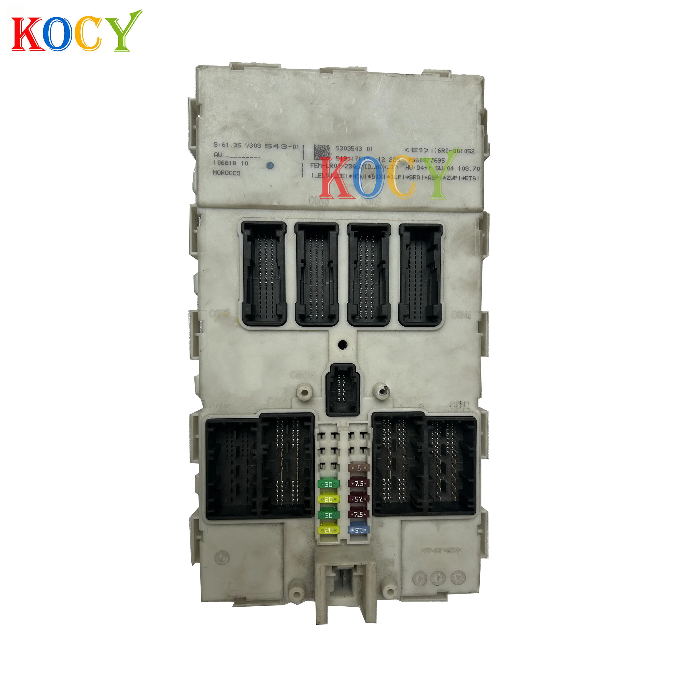 

Intelligent Library Body Control Computer Board E9-116RI-001052 For 2012 328i F30 Engine Control FEM Fuse Box 9303543