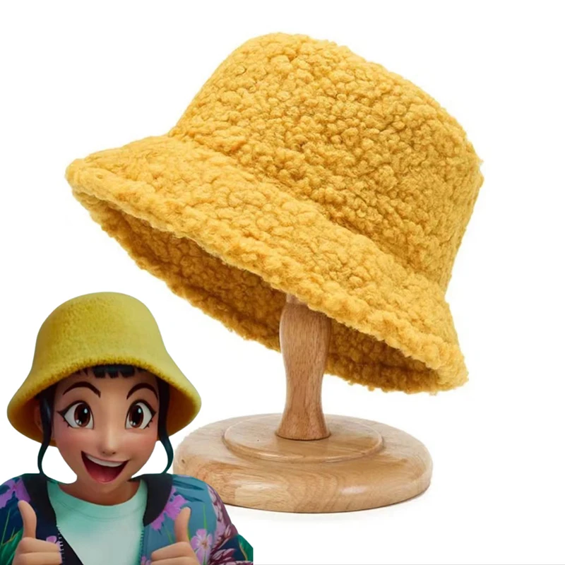 Anime Women Zoey Cosplay Hat Beanie Bucket Cap Cartoon Roleplay Caps Headwear Girls Halloween Fantasy Props Costume Accessories