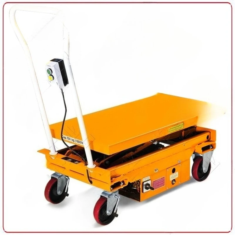 Electric lifting platform truck 1 ton single shear mold loading and unloading lifting truck
