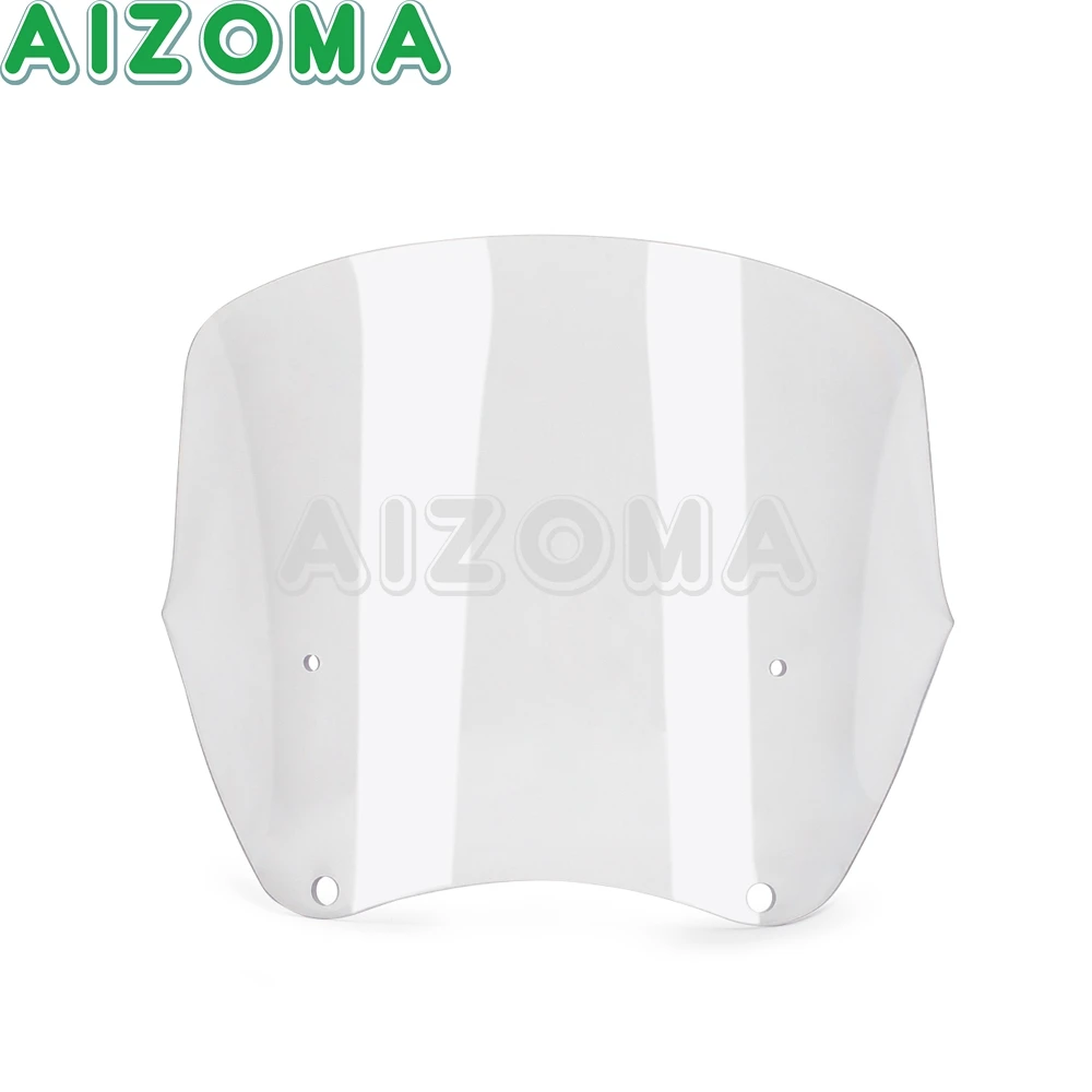 Motorfiets Koplamp Kuip Vervanging Voorruit Wind Screen Voor Harley Dyna Low Rider Straat Fat Bob Fxd 87-17 9/12 "15"