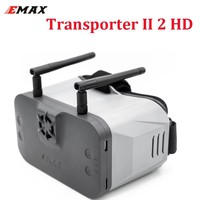 EMAX Transporter II 2 HD FPV Goggles 720x1080 4.45 Inches Screen Antenna HDZero Goggle For RC FPV Racing Drone Quadcopter