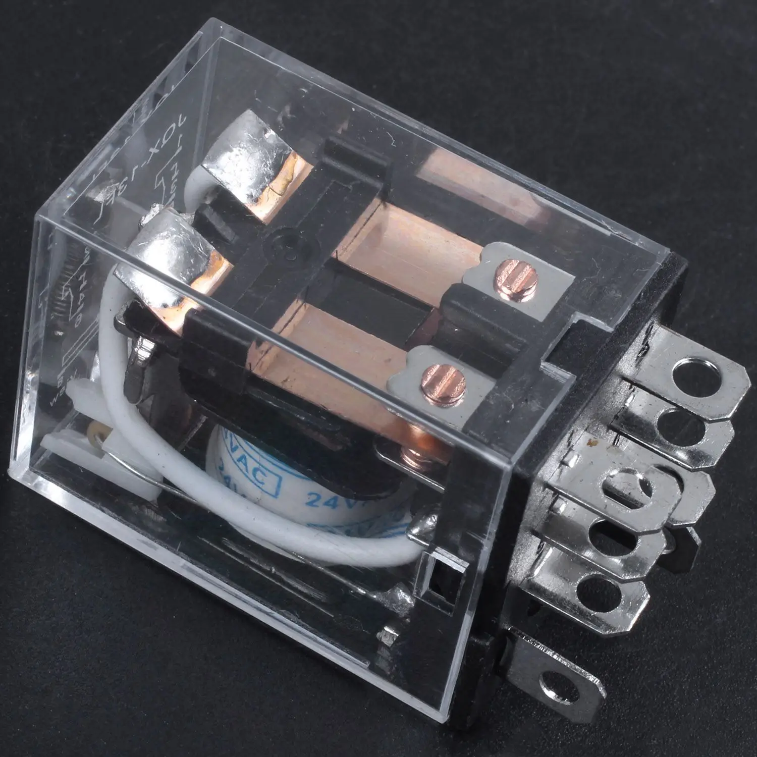 New!JQX-13F LY2 AC 24V Coil 8-Pin DPDT Red LED Electromagnetic Relay