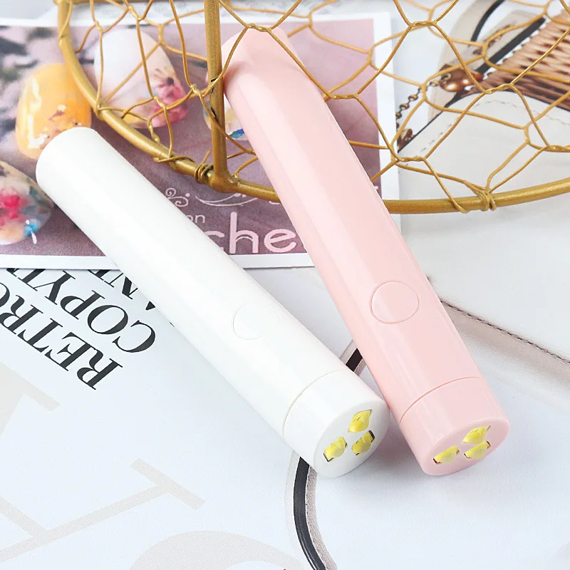 

Edieu Mini Nail lamp USB Portable Flashlight Pen LED Machine UV Light for gel nails uv light sterlizer nail