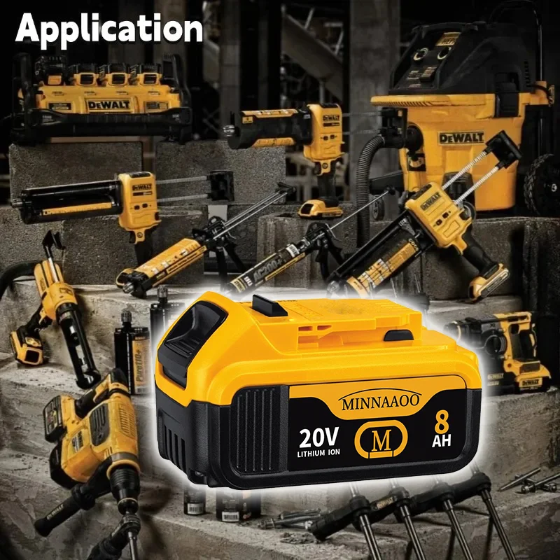 ✅Original For DeWalt 6Ah/5Ah/2Ah 20V battery replaceable DCB184 DCB200 DCF892 DCF845 DCF850 DCF911 DCD800 DCD805 Tools Battery