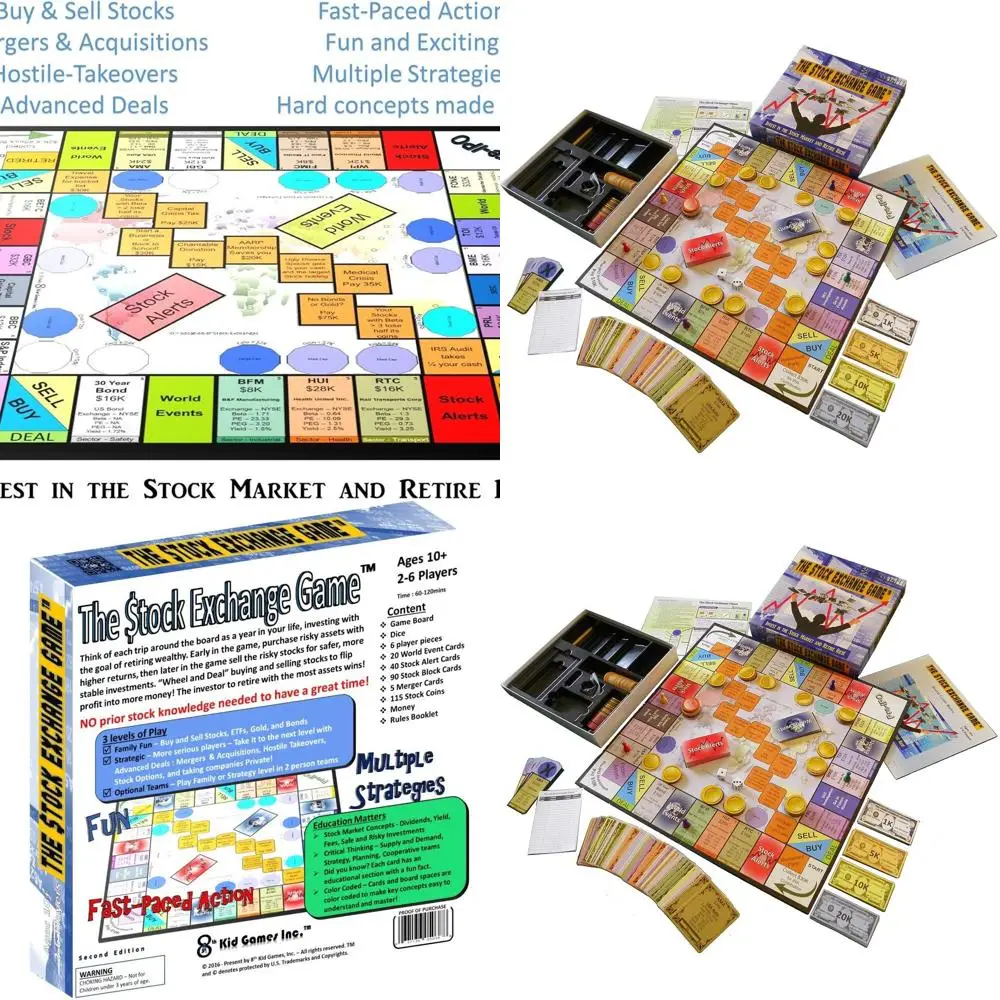 

Interactive Stock Market Game: Engage & Learn Investment Skills for All Ages, Fun & Educational!