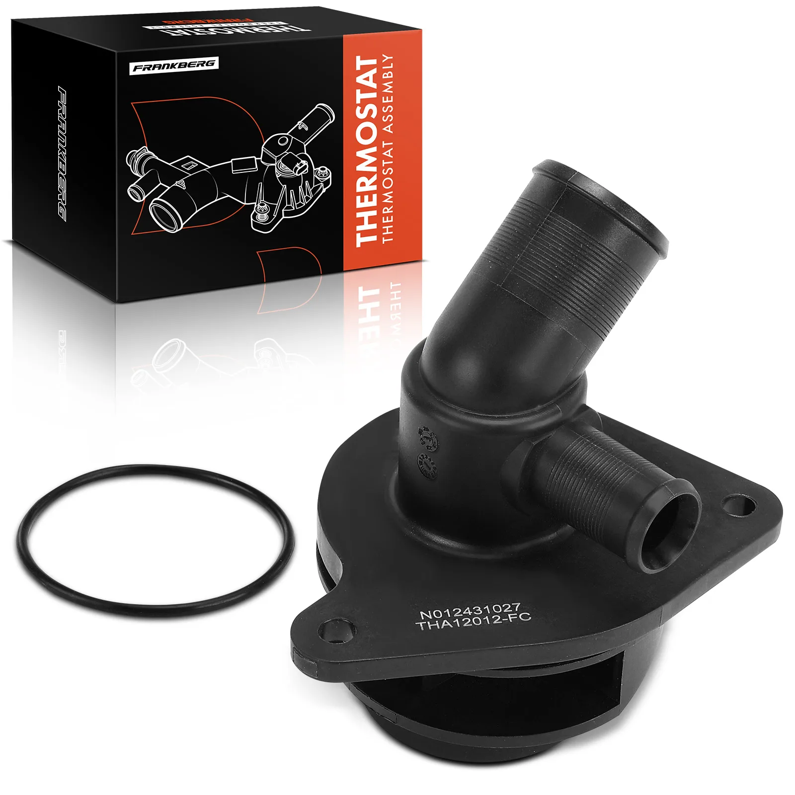 Frankberg 1x Thermostat Kühlmittel für Citroën Berlingo C2 C3 I II Saxo Peugeot 206 SW 207 120696 9640868280 9627628980 1201C2