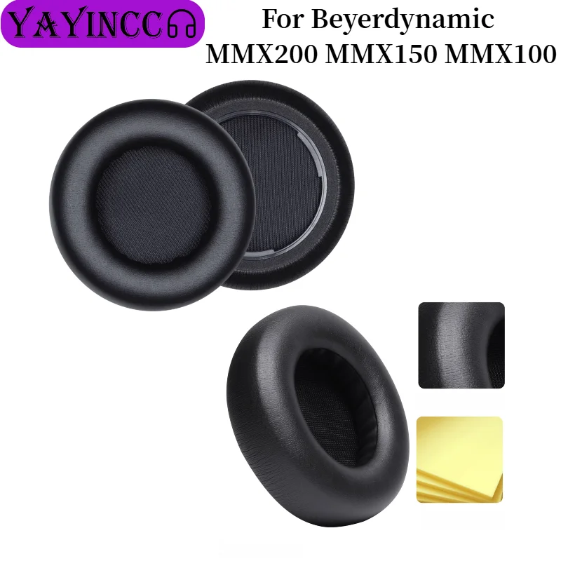 

Replacement Soft Foam Cushion Sponge Pad Leather Earmuffs Ear Pads For Beyerdynamic MMX200 MMX150 MMX100 Headphones repair parts