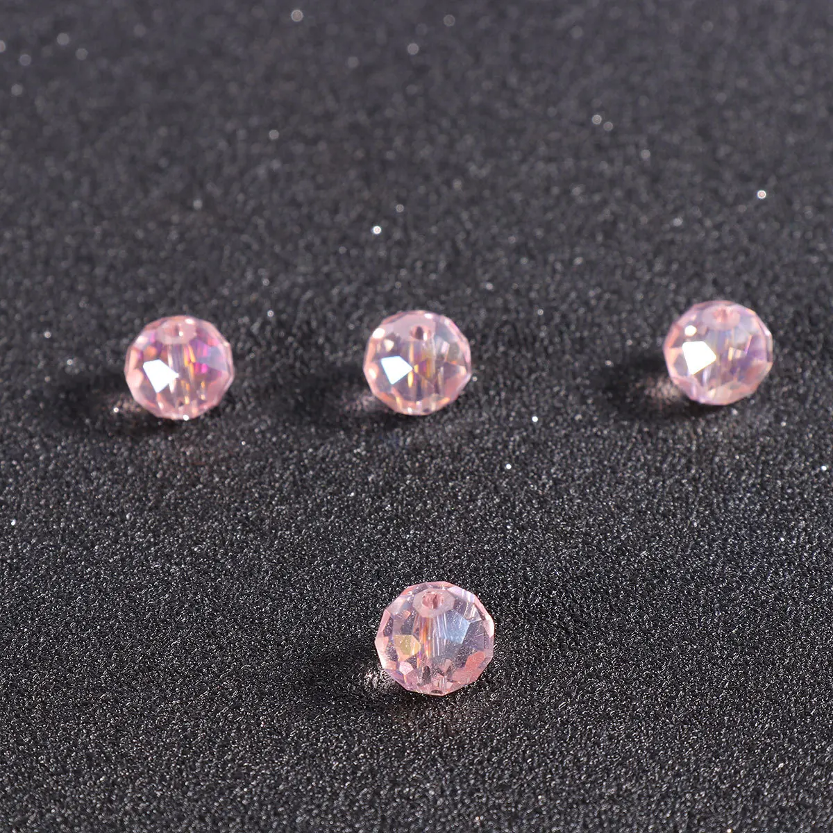 

Crystal Loose Beads Jewelry Making Kit Necklace Bracelet Round Imitation Pearls for Kits