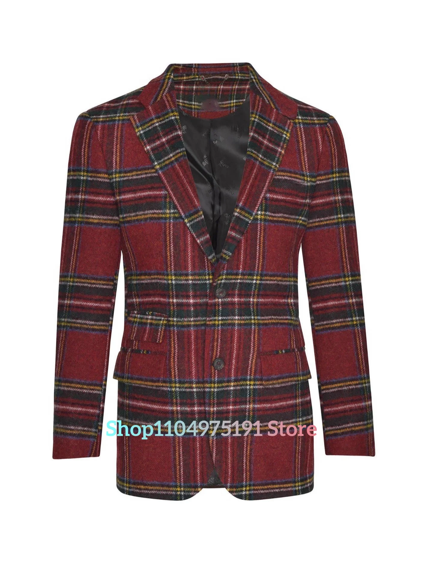 موضوع عيد الميلاد الخريف والشتاء سليم صالح الأوروبية والأمريكية الرجعية منقوشة الرجال البدلة سترة. جودة عالية الرجال المرحلة زي