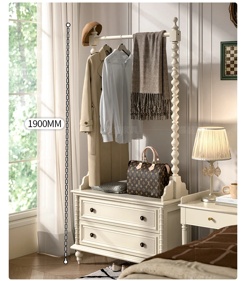 Living room wall locker bedroom bedside storage cabinet hanger