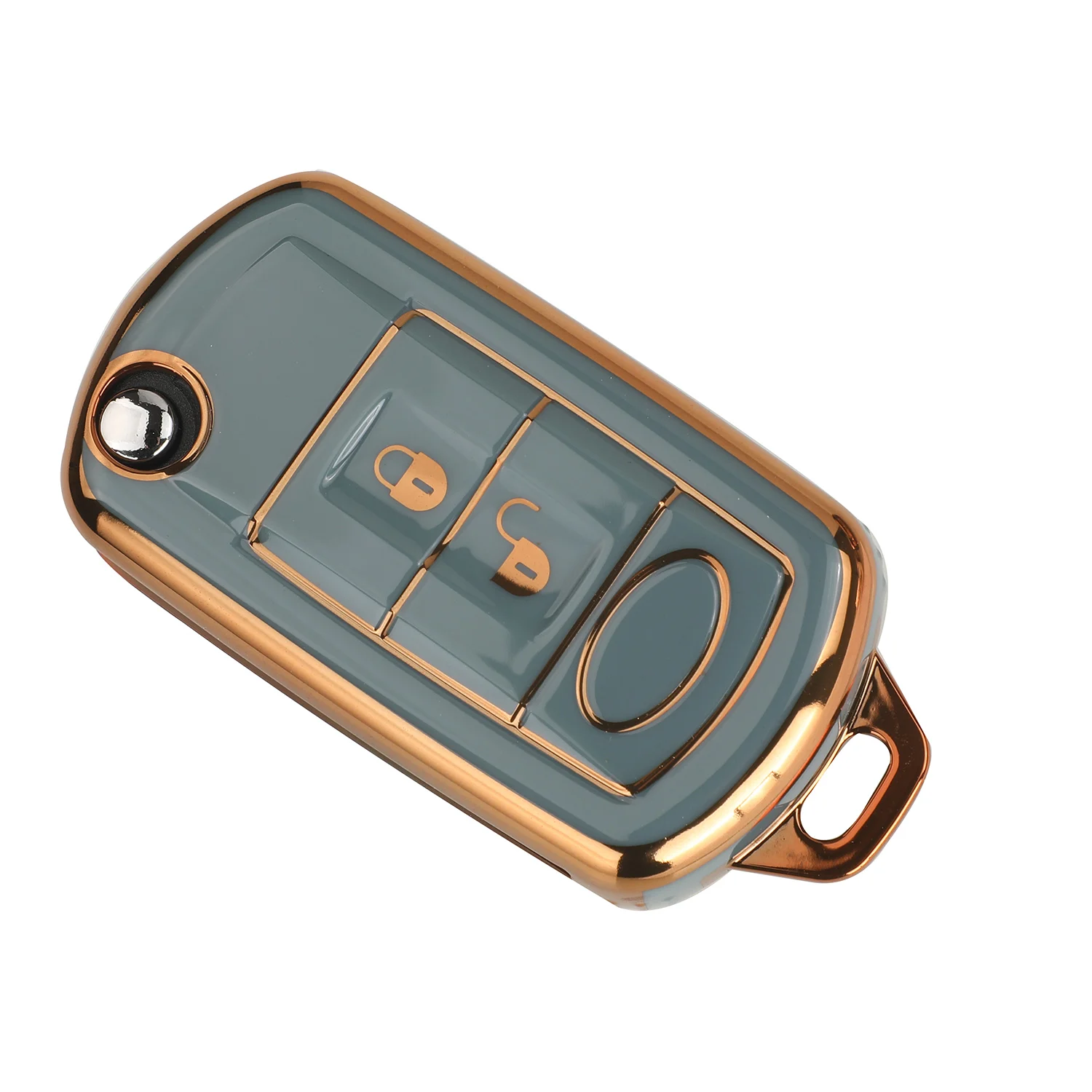 Jingyuqin 3 Button Protected NEW Soft TPU Remote Smart Car Key Case For Land Rover Range Rover Sport LR3 Discovery 3 Accessories