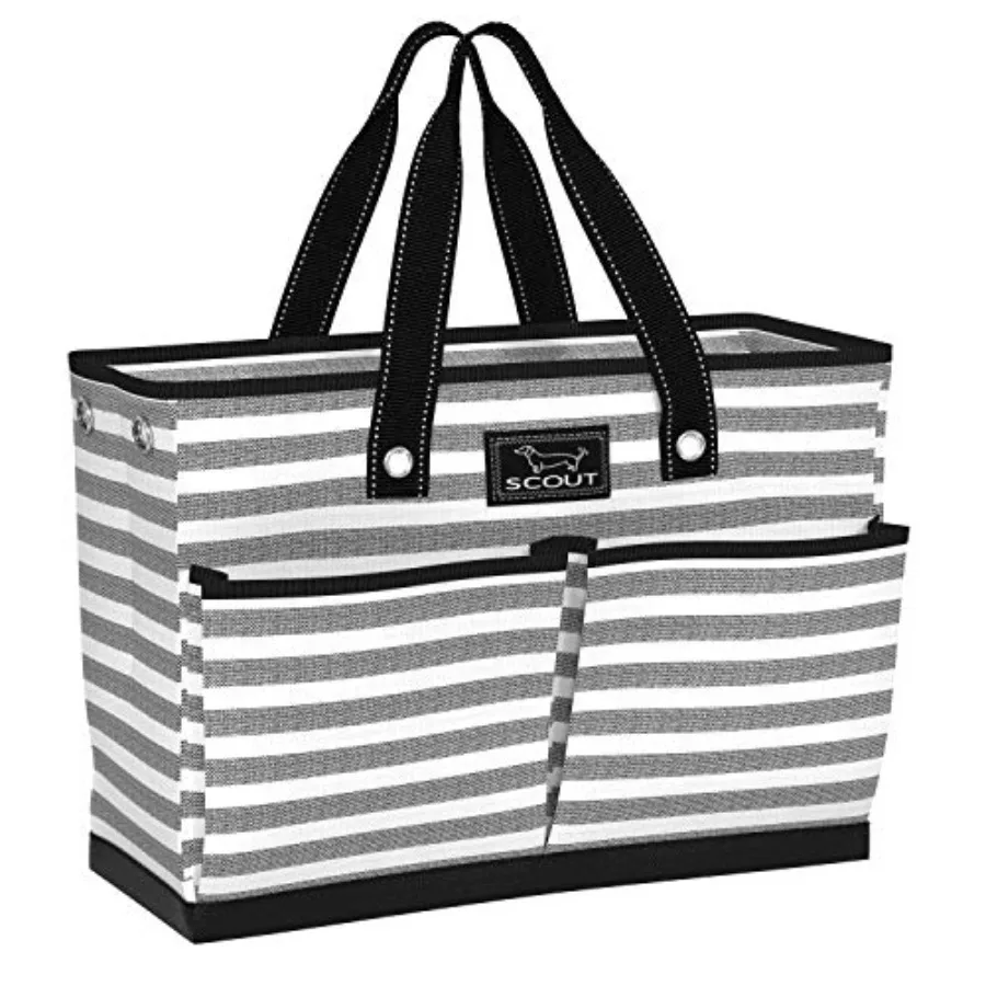 

Ben Pocket Tote - Multi-Use Tote Bag for Nurses Teachers and Moms 5 Pockets for Organizing Breakaway Zipper