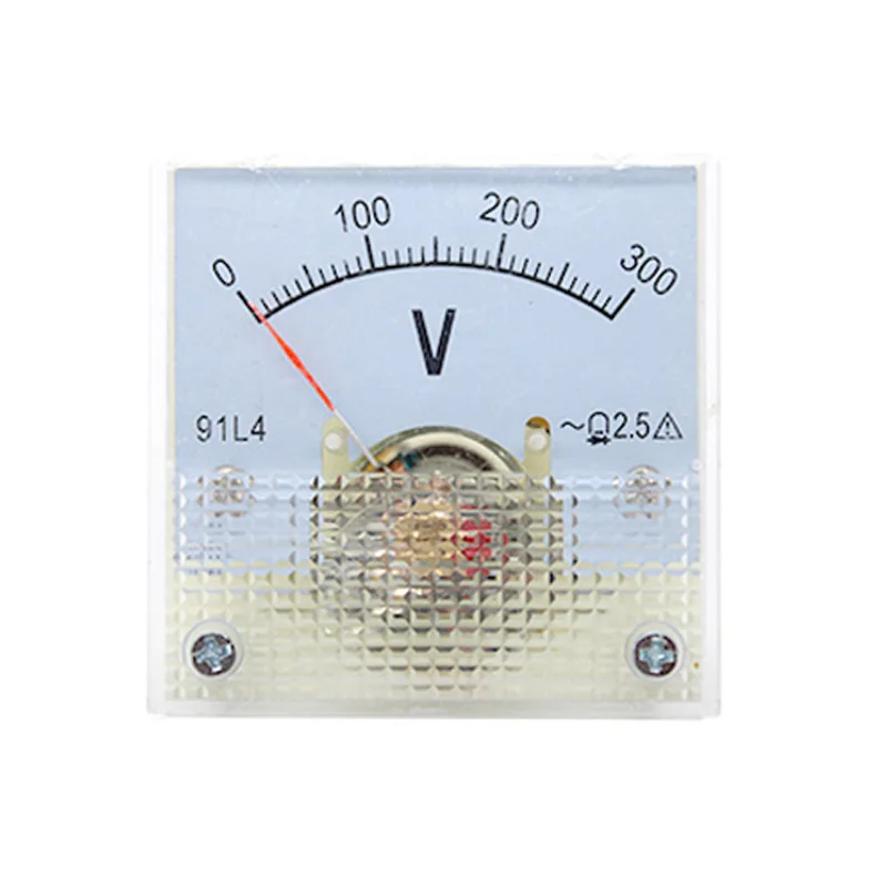 Imagem -04 - Medidor de Tensão do Painel Analógico Calibre do Voltímetro Voltímetro ca 0150v 250v 300v 450v 91l4