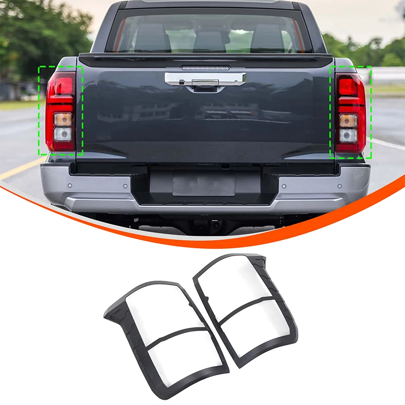 

For Mitsubishi Triton L200 2019-2023 ABS Car Rear Tail Light Lamp Vent Frame Cover Guard Rear Lamp Cover Sticker Accessories