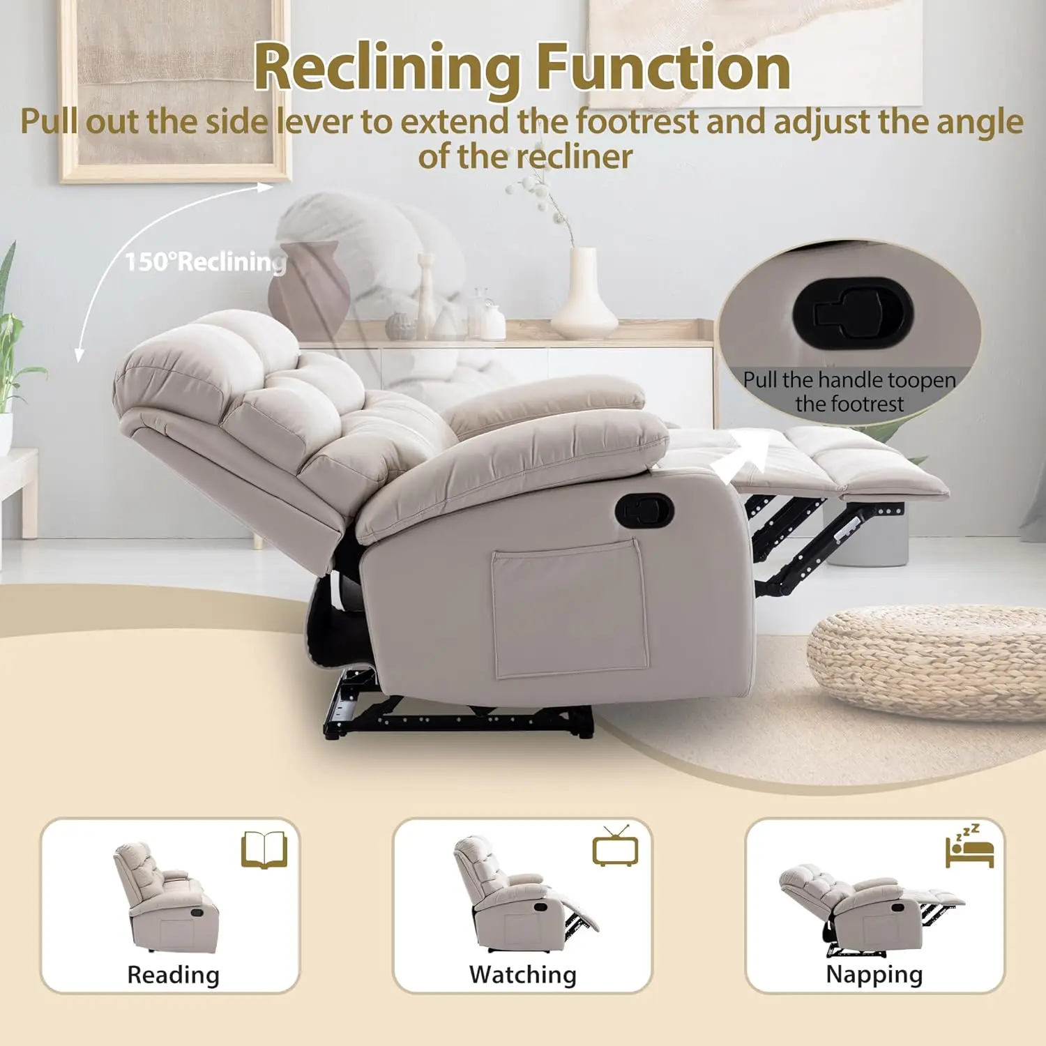 Thumbnail 4 - #14 Latest Reclining Sofa Couches Offers