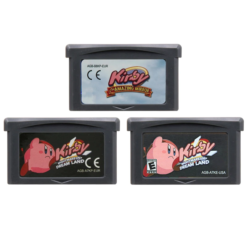 

GBA Game Cartridge Kirbyy Series 32 Bit Video Games Console Card