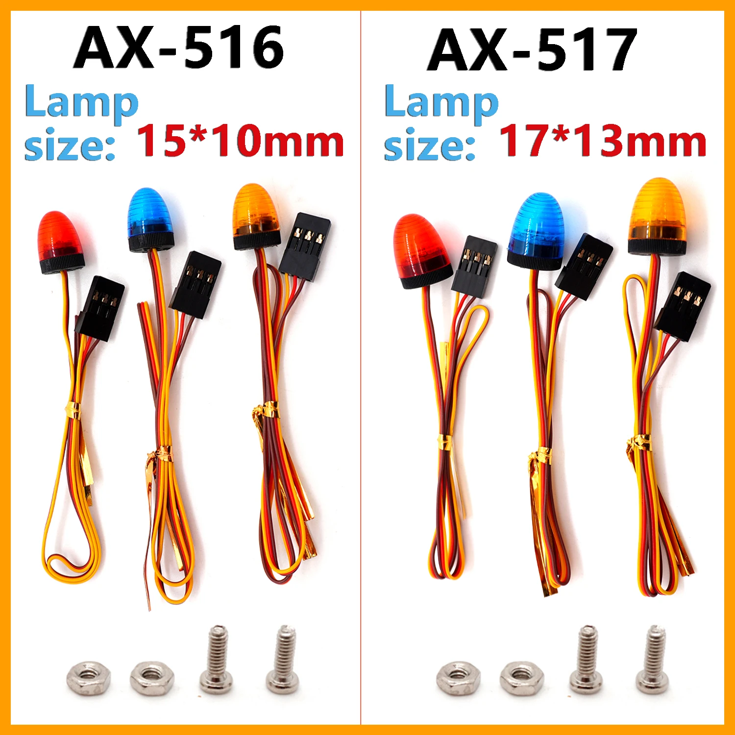 Multi-functional LED Flash light Alarm Lamp CH3 Control Mode For 1:14 Tamiya Tractor Police RC Car Ambulance Engineering Vehicle