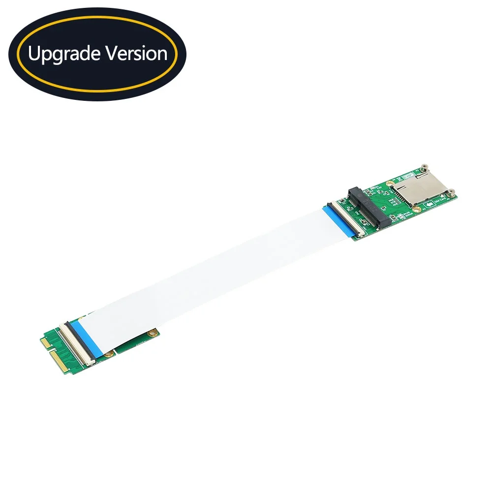 Mini PCI-E mSATA Flexible Extender cable With SIM Card Slot