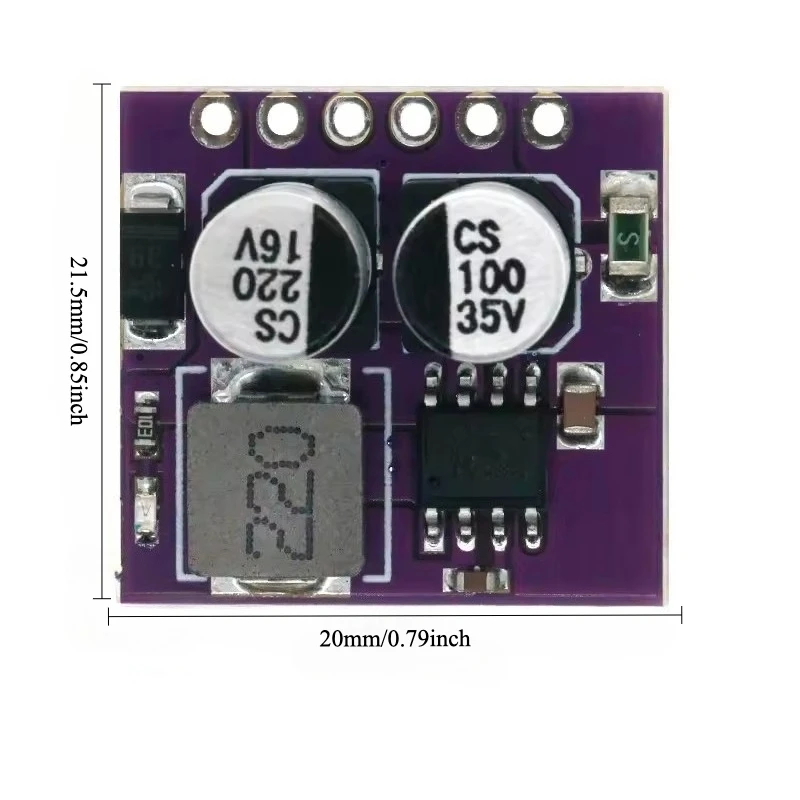 8pcs DC Step Down Module 12V 24V to QC 3.0 Fast Charger Board Support Apple Huawei FCP with Wire Soldering Pad