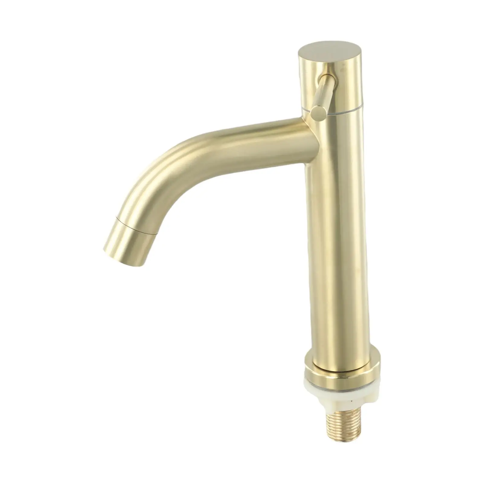 

Sink Mixer Faucet Bathroom Ceramic Valve Control Water Flow Kitchen Replacement Single Handle Stainless Steel Practical