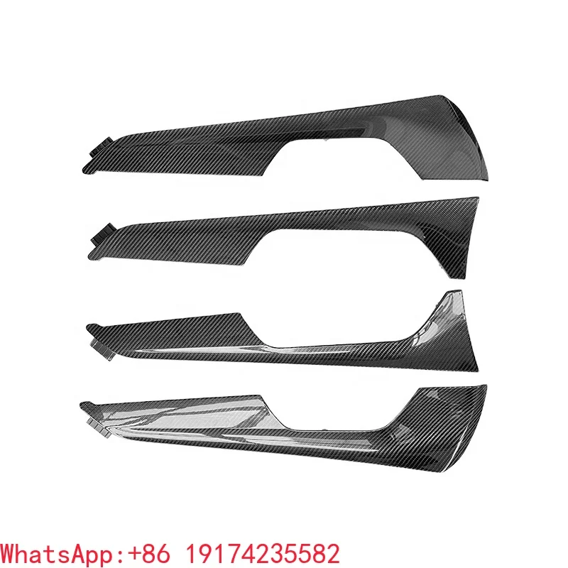 

Carbon Fiber Interior Kits Door Trim Panel Replacement Style Fit Audi A6 C8 2020+