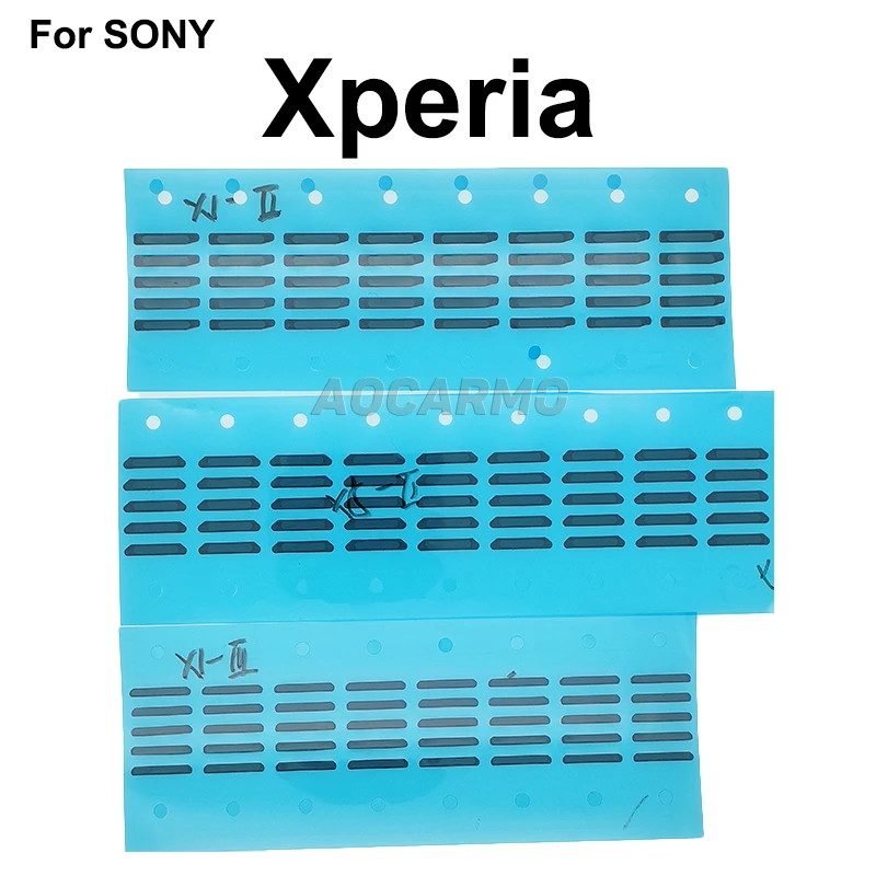 Aocarmo For SONY Xperia 1 II III 5 II X1ii X1iii X5ii Top Dust Mesh Ear Speaker Earpiece Grid With Waterproof Adhesive