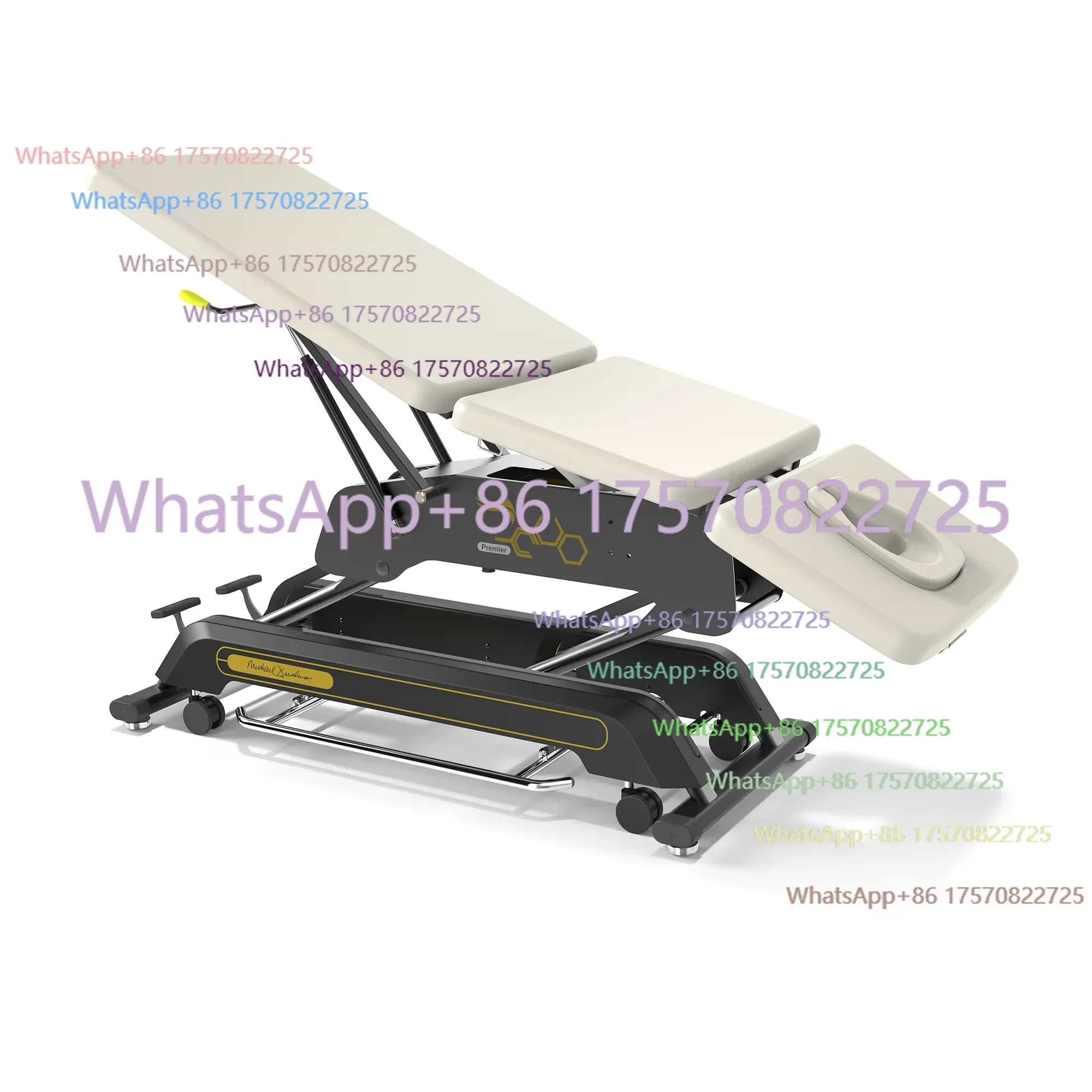 Hemet Premier-Infinity Factory Custom Electric Height Adjust Treatment Massage Bed Physiotherapy Bed with Wheel