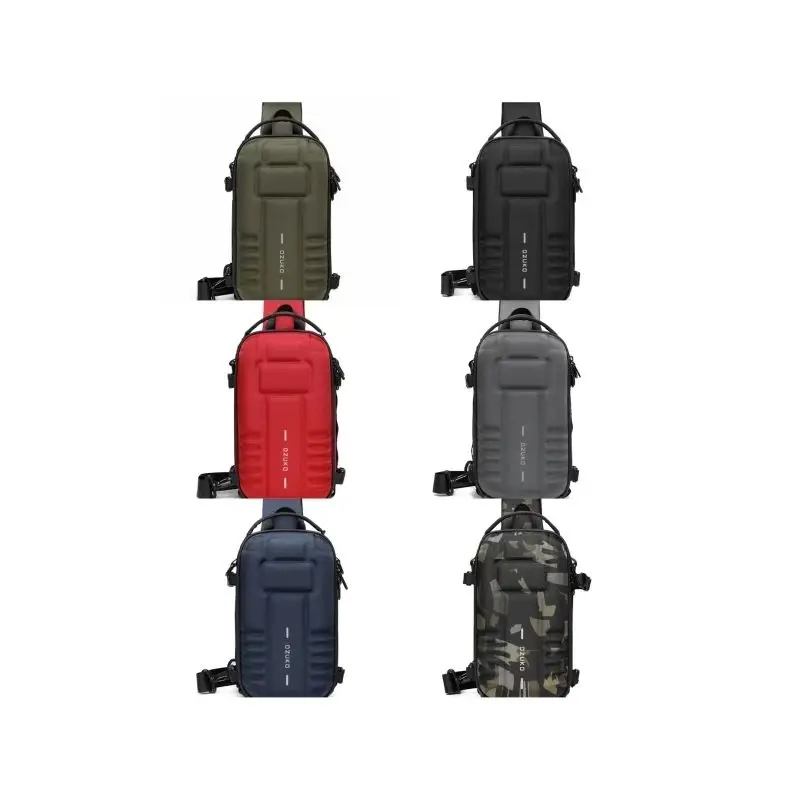 Fashion New Hard Shell Chest Bag Sports Men\'s Shoulder Bags OutdoorTactical Knight Handsome Man Bag