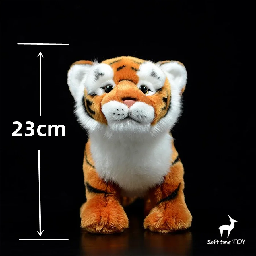 Jouet en peluche tigre haute fidélité, peluche tigre, animaux en peluche réalistes, beurre de simulation, cadeaux jouets Kawai pour enfants