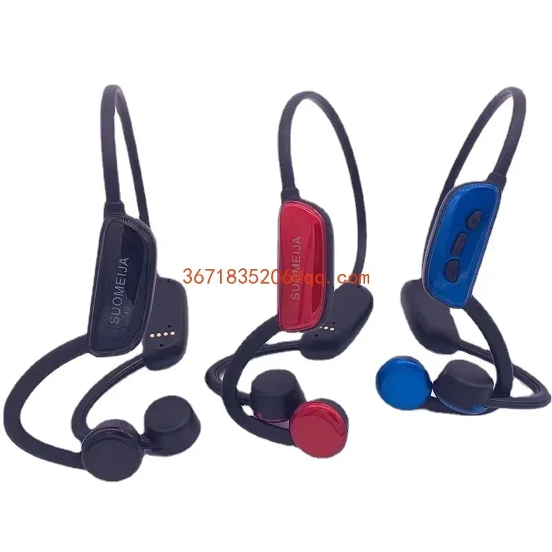 New bone conduction wireless bluetooth headset not in ear bluetooth super long battery life 5.3 swimming headset