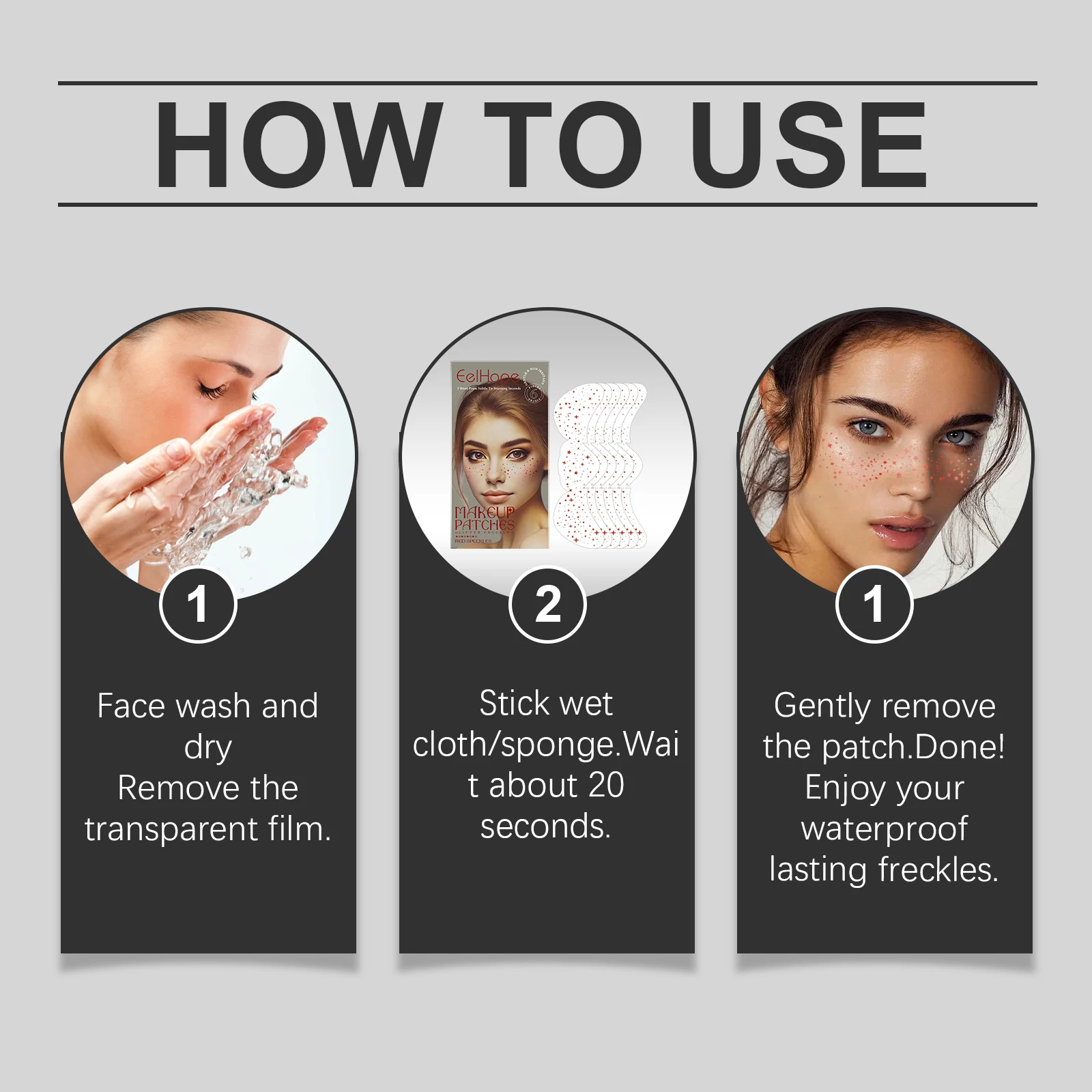 Facial Spot Glitter Sticker Fake Sproet Metallic Gouden Onregelmatige Waterdichte Tijdelijke Tattoo Star Sticker voor DIY Dagelijks Feest