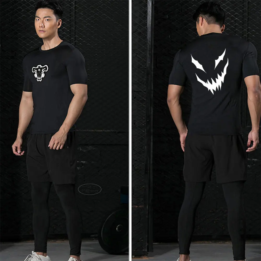 قميص أنيمي للرجال للياقة البدنية ، تي شيرت سريع الجفاف ، صالة ألعاب رياضية ، كرة سلة ، توب غير رسمي ، تخفيضات كبيرة ، رياضات ، صيف ، way