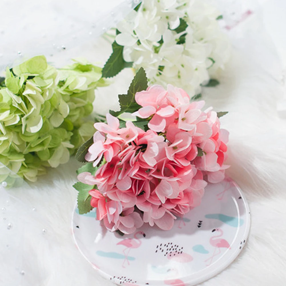 

Desktop Artificial Hydrangea Wedding Decor Party Silk Flower Birthday Decorations Ornament
