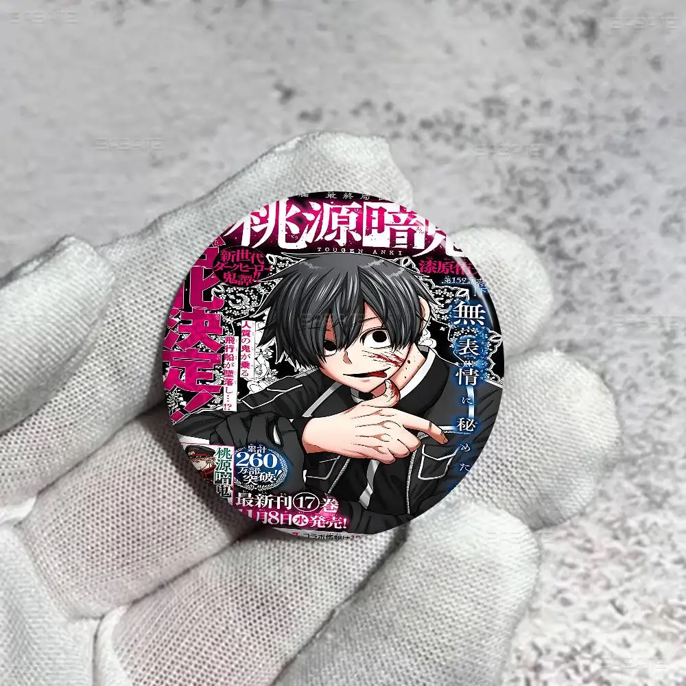 Tougen Anki الظلام شيطان الجنة تخصيص لينة زر دبوس للنساء مجوهرات إبداعية مضحك شارة الكرتون عاشق قبعة #5