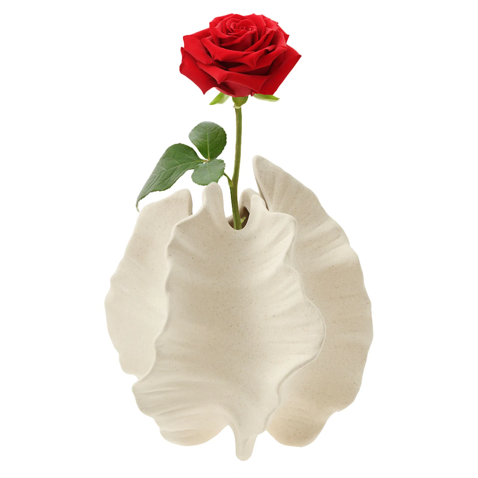 

Ceramic Irregular Flower Vase Floral Container Stylish Decorative Living Room Decor Flower Holder Flower Arrangement Container
