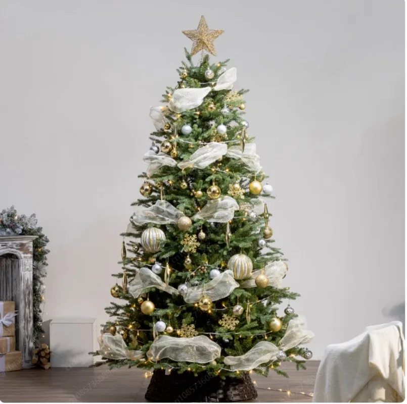 1.8 meters package encrypted spruce large Christmas DIY ornament with PE1440 PVC597 branch tips