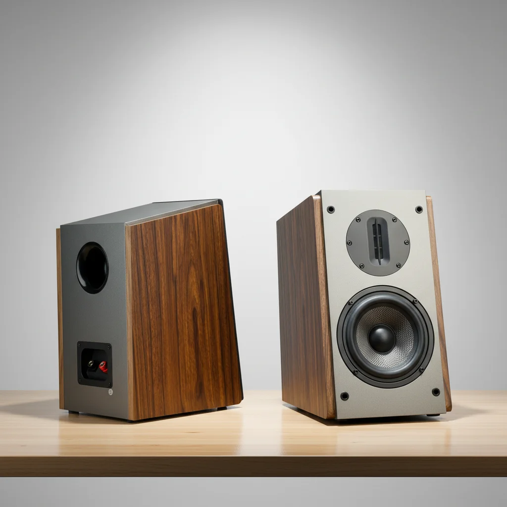

100W High-power 5.25 Inch Bass Bookshelf Speaker Two-way Frequency Fever Hifi Monit Home Passive Audio Desktop Front Speaker