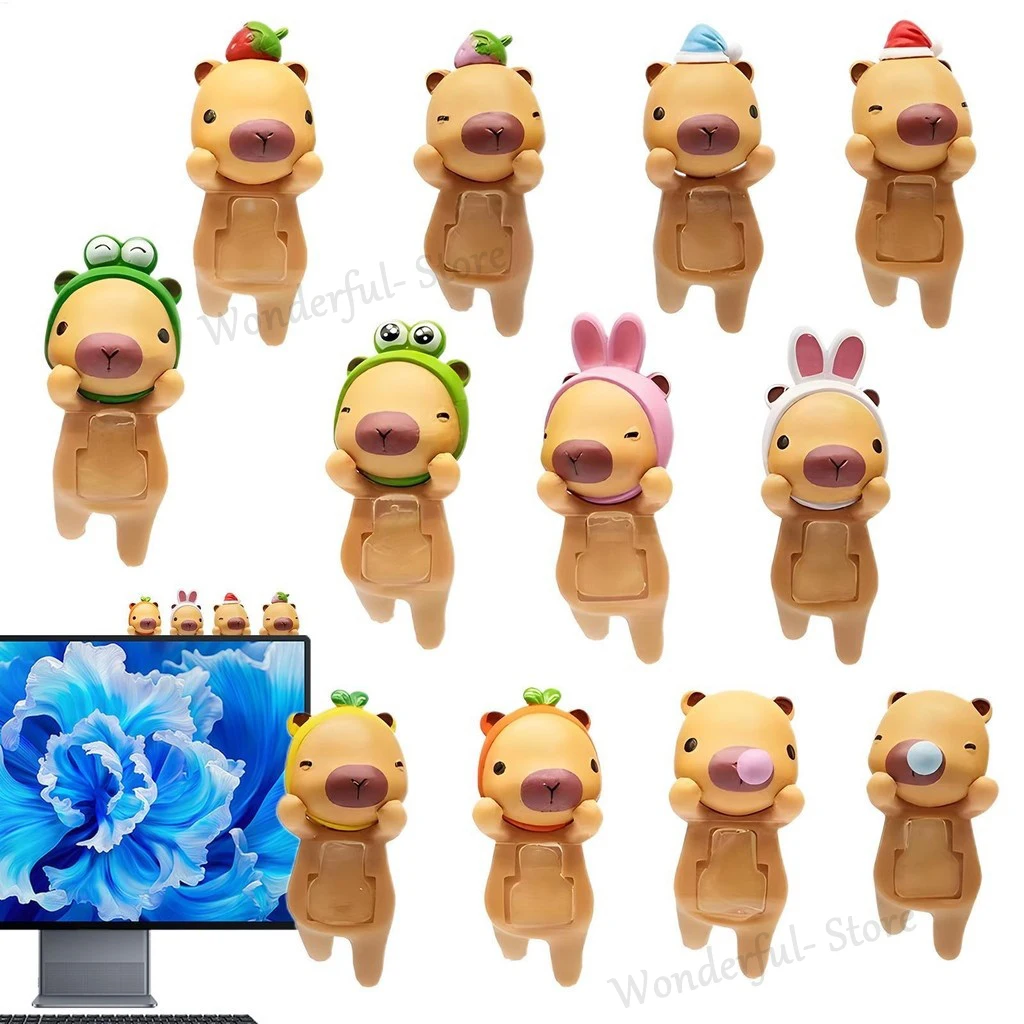 دمية صغيرة Hippers كابيبارا قلادة للهاتف رائعتين العصرية دمية الديكور هدية صندوق أعمى كابيبارا صندوق غامض شخصيات صغيرة #5