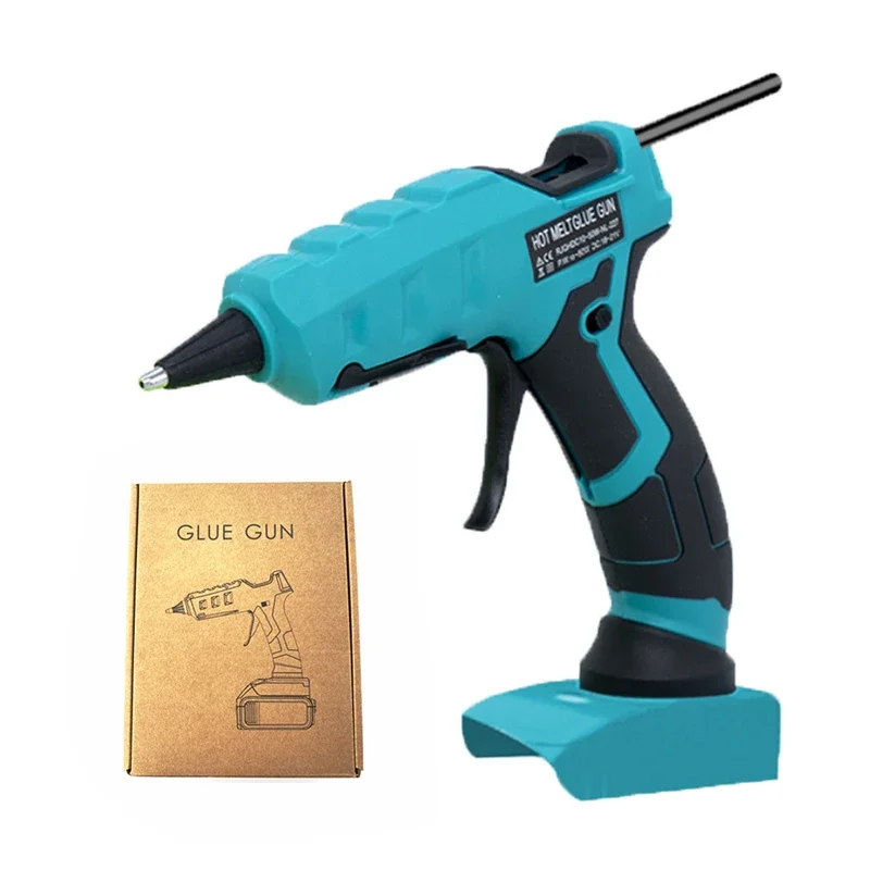 ZWINCKY Hot Melt Glue Gun For Makita/DEWALT/BlackDecker/Milwaukee/Bosch 18V Battery Glue Sticks Electric Repair DIY Power Tool