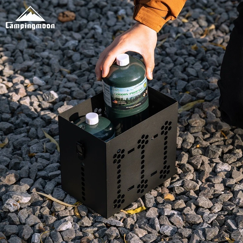 

CAMPINGMOON BKC63 Ящик для хранения топлива Портативный контейнер для хранения снаряжения для кемпинга Анти-сжимаемый органайзер Коробка