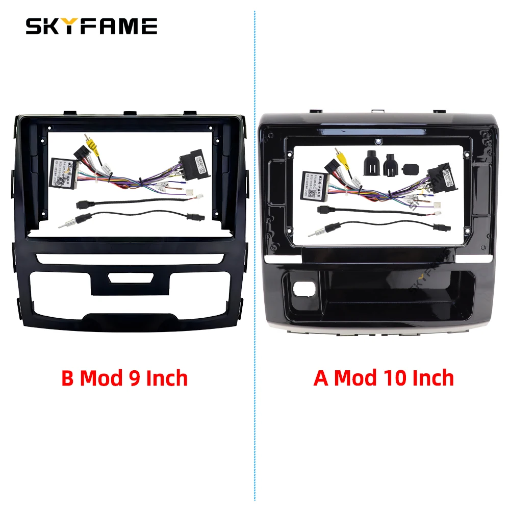 SKYFAME Car Frame Fascia Adapter Android Radio Dash Fitting Panel Kit For Great Wall Haval H9