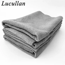 Lucullan Premium Select For Detailers Soft Edgeless Microfiber Pearl Towel For Polishing Wax Removal