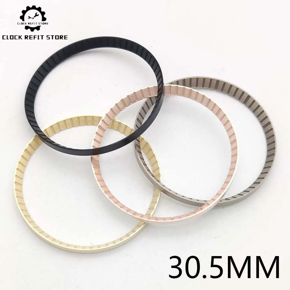 Men's Watch Case Chapter Ring Fitting, Copper, 4 Colours, NH35/NH36 Case Replacement Inner Ring Size 30.5mm Watch Fitting