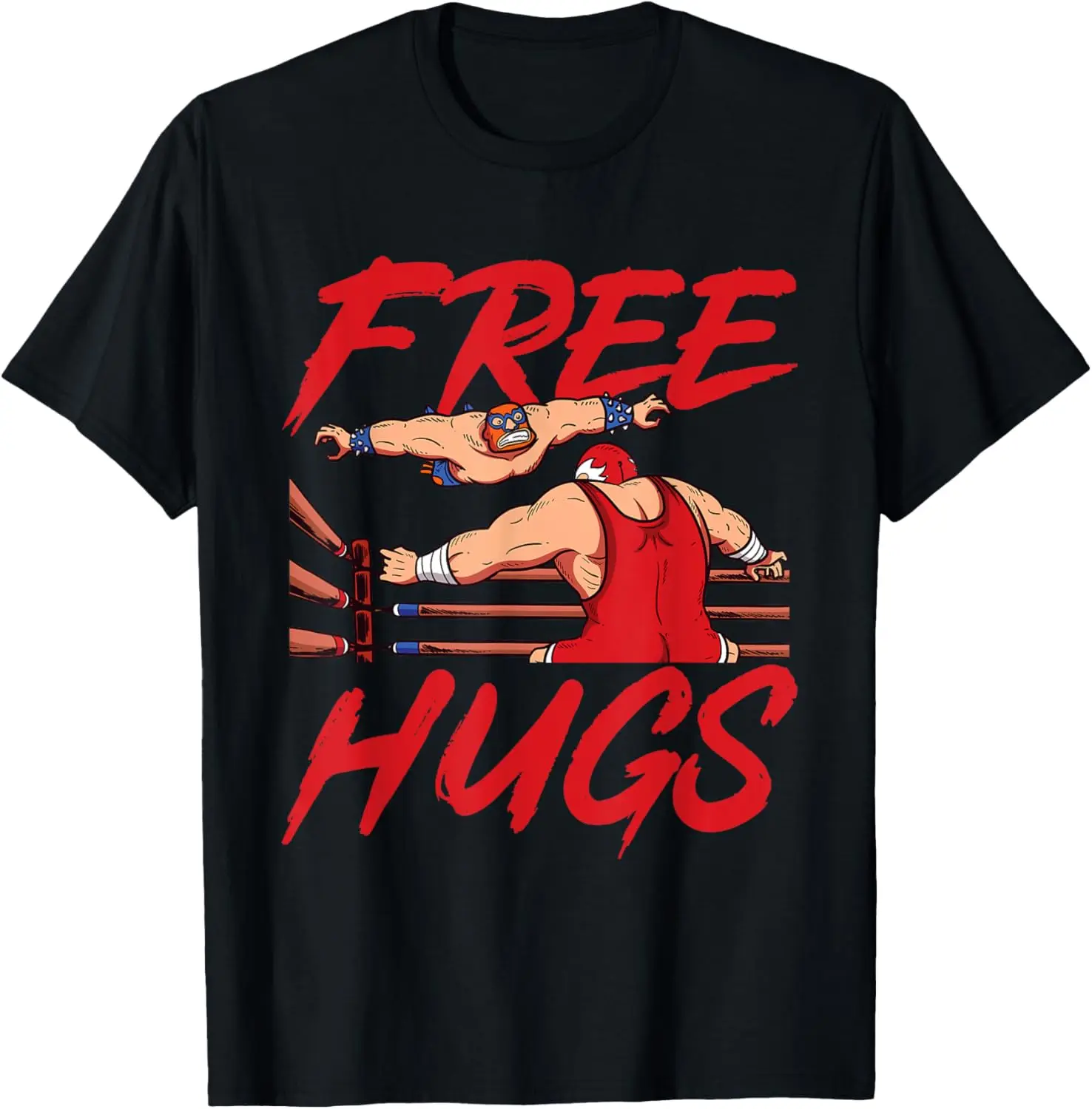 

Борцовский борстлер — футболка Free Hugs