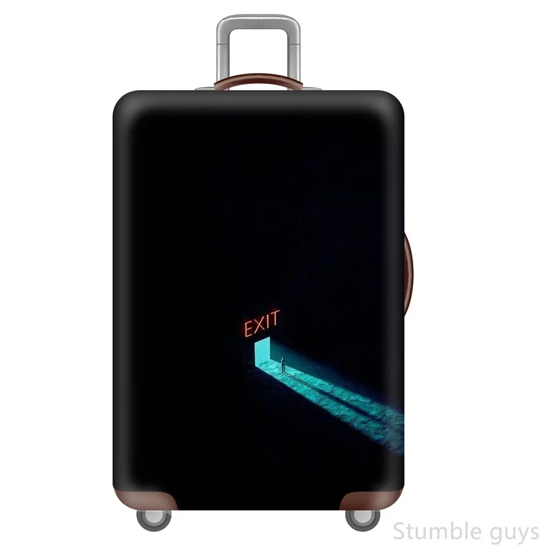 

High Elasticity Luggage Protector Cover Dustproof Wear-Resistant Suitcase Sleeve Durable Fits 18-32 Inch Luggage For Trips