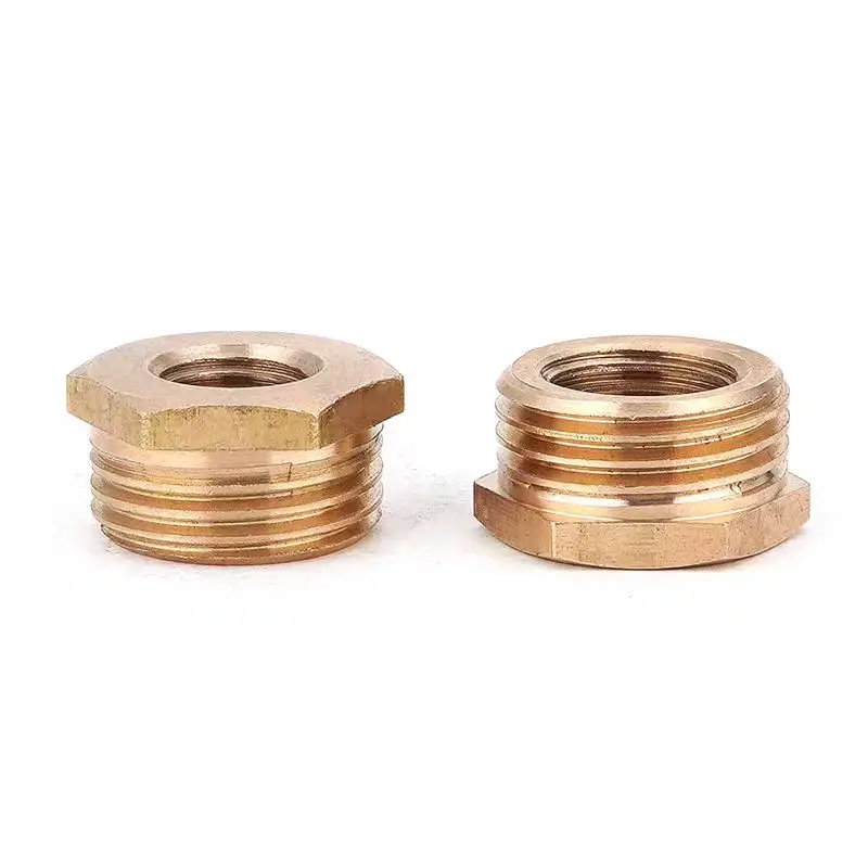 Full copper inner and Internal thread conversion External thread copper connector 1/8’，1/2’，1/4‘，3/4’ to 1 inch brass fittings